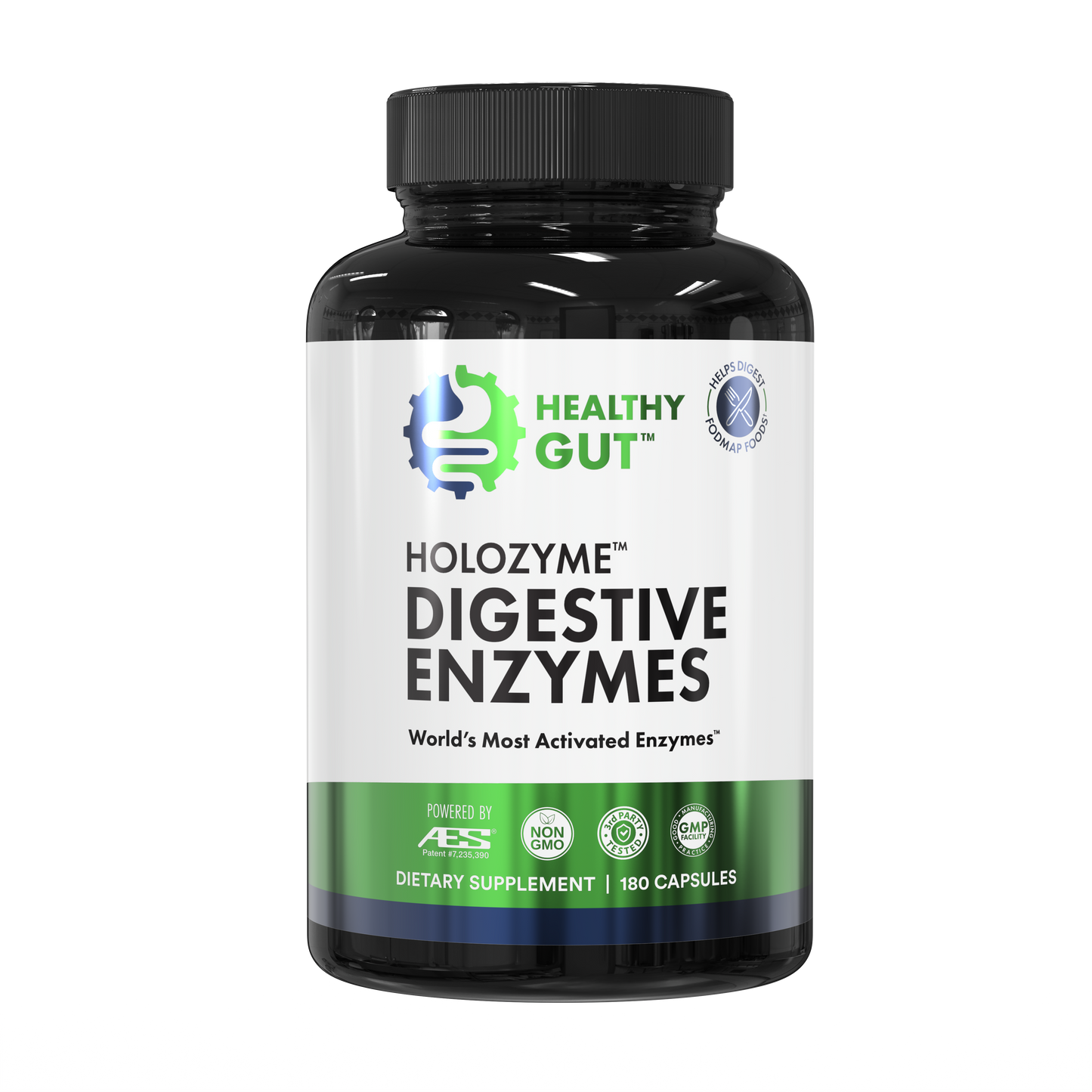 HoloZyme Digestive Enzymes 180 Count